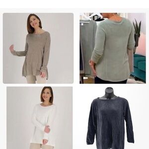 Barefoot dreams, cozy, chic ultra light A-line pullover size L